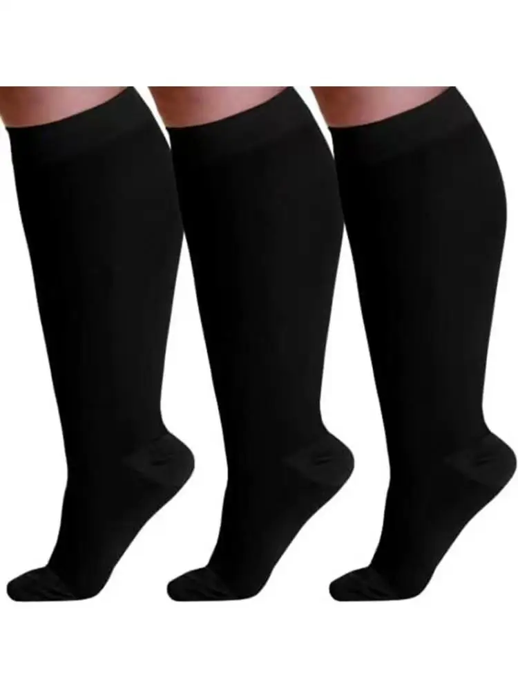 

Men Women Pressure Socks Two Degree 23- 32hg Anti Sling Thrombus Elastic Compression Diabetes Elderly Motor Running large 7xl