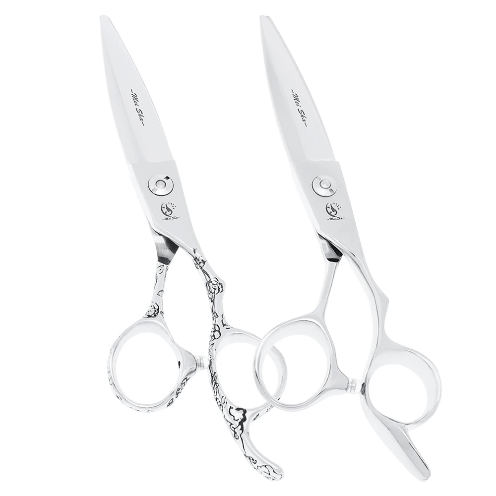 

6.0 Inch Professional Willow Blade Hairdresser's Hair Cutting Scissors Japan Steel Salon Barbers Shears Styling Clippers A0155A