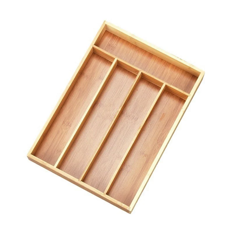 

ABVT-бамбуковые столовые приборы, лоток для столового серебра, разделитель, лоток для хранения, стеллаж для хранения, 5-осечный лоток, кухонный ящик, стеллаж для хранения