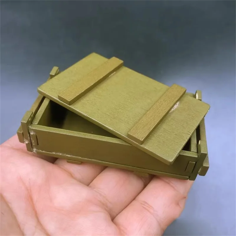 

Hot Sale 1/6 Soldier Scene Props Vintage Modern Mini Weapon Wooden Box High Quality Model Fit 12'' Action Figure In Stock