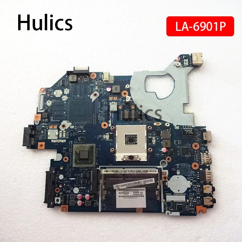 Hulics Used P5WE0 LA-6901P Laptop Motherboard For Acer 5750 5750G Series MBR9702003 MB.R9702.003 HM65 Main Board