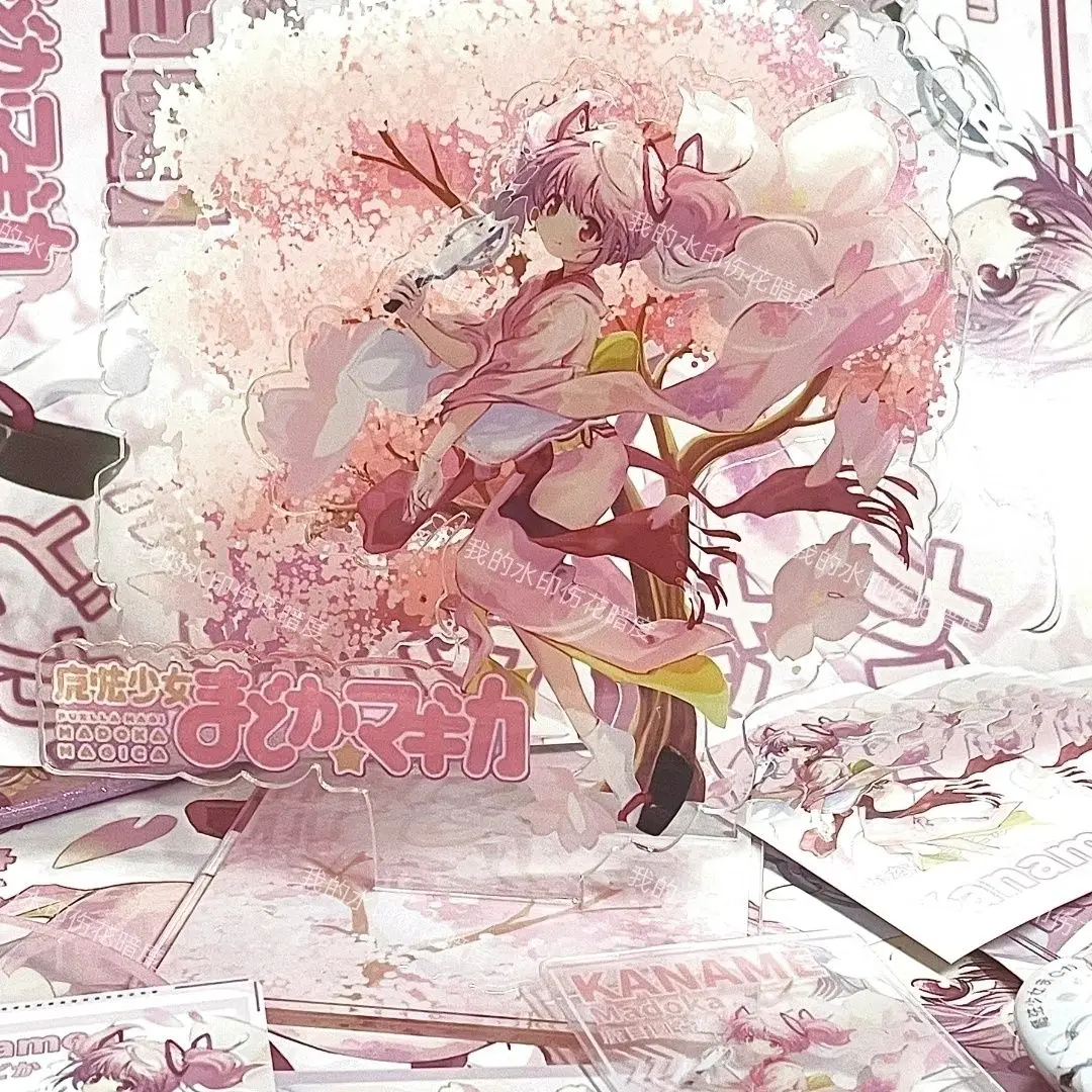 Acrylic Stand Sign Madoka Magica Desktop Model Exquisite Student Collect Ornaments Garage Kits Figure Creativity  Toy Girl Gift