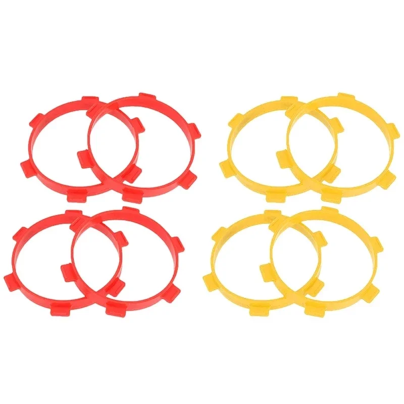 4PC Rubber Tire Mounting Glue Bands Diameter 85mm for RC Parts 1/8 Buggy 1/10 Short Course Truck Accessories Tools Red Yellow