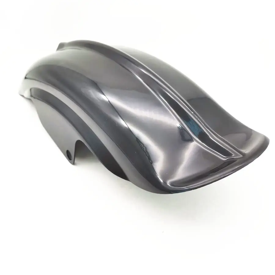 واقي الطين الخلفي للدراجة النارية من البلاستيك الأسود لمقعد واحد من بوبر تشوبر