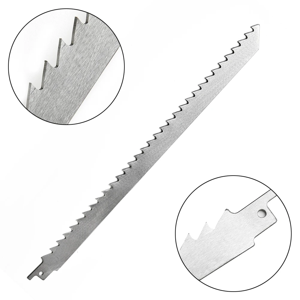 1pc Fleisch knochen Eis schneiden Säbels äge blatt 300mm Edelstahl Fleischs ägen Cutter für Fleisch Eis Holz Metall Schneidwerk zeuge