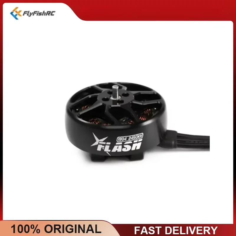 Moteur Brushless FlyFishRC Flash 1804 2450KV 3500KV 7075 Unibell pour Cinewhoop FPV 3-4" 4S 6S Drone RC