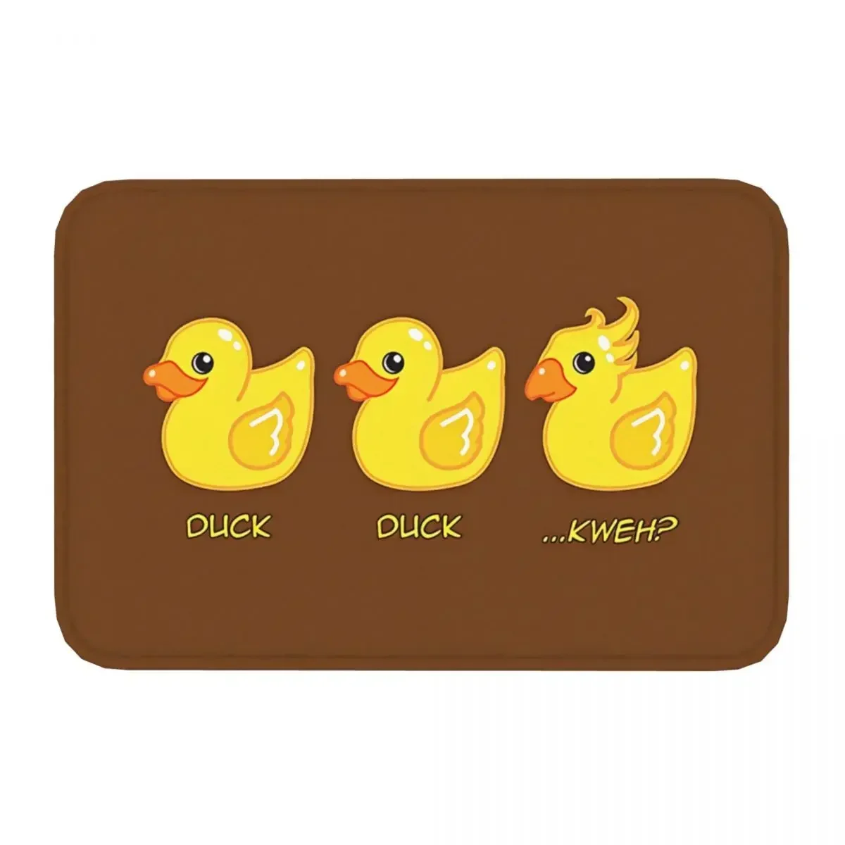 Final Fantasy Chocobo Game Non-slip Doormat Duck Duck Kweh Carpet Living Room Kitchen Mat Outdoor Indoor Pattern