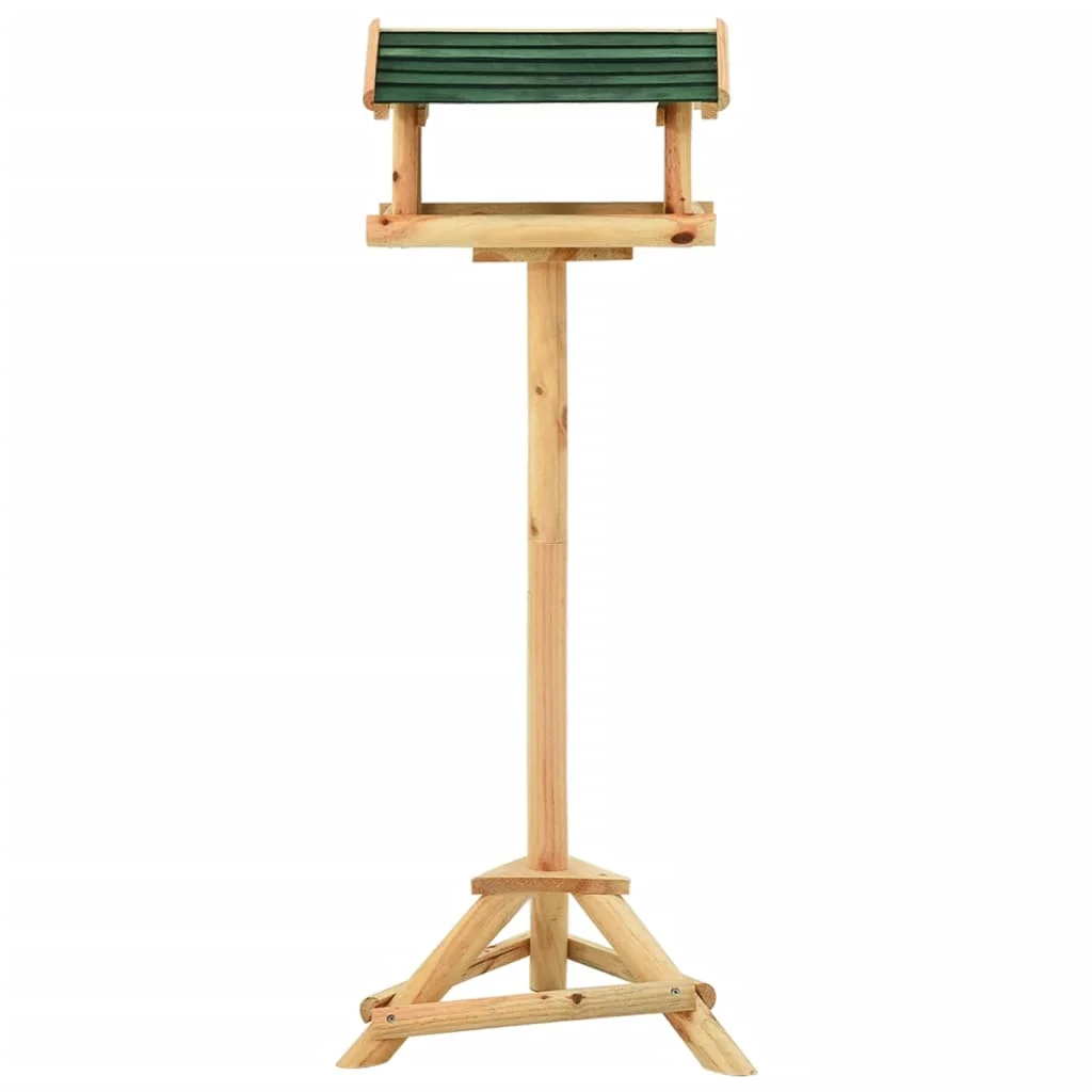 Bird Feeder with Stand 37x28x100cm Fir Wood