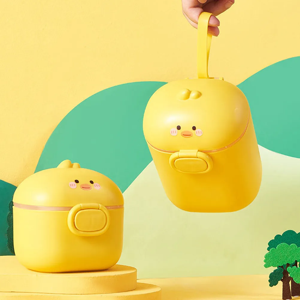 

Portable Formula Dispenser Moisture Proof Storage Container Cute Cartoon Design Travel Baby Milk Powder Holder on The Go