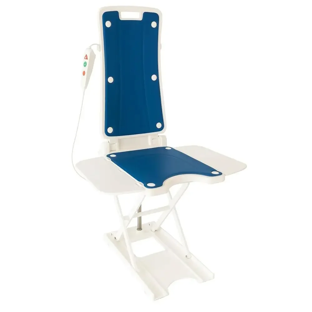 

Electric Bath Lift Chair for Bathtub Height Adjustable Riser for Seniors, Elderly IP68 Waterproof 320 LBS Capacity Rechargeable