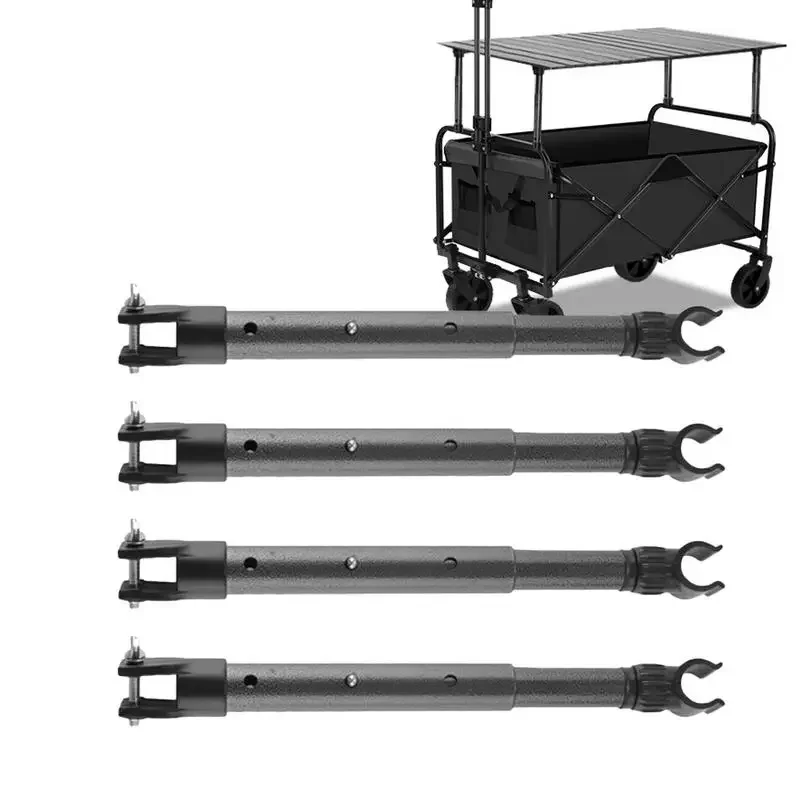 Verstellbare Teleskopstange für klappbare Tischbeine – robuste Aluminiumstütze für Outdoor-Camping und Picknick-Setup