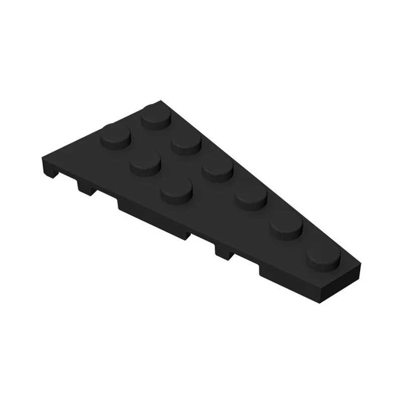 10pcs Compatible MOC Brick Parts 54383 Wedge Plate 6 x 3 Right Building Block Particle DIY Assmble Kid Brain Toy Birthday Gift