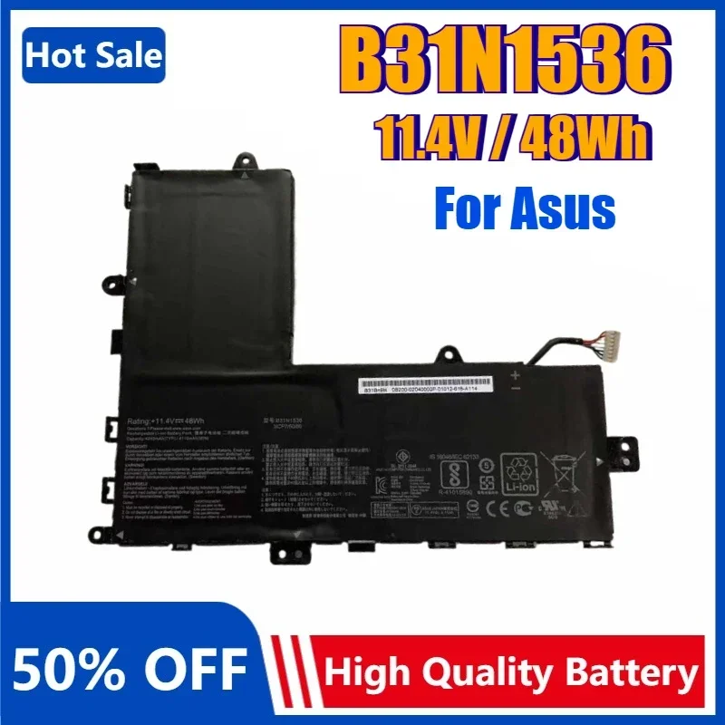 

B31N1536 Laptop Battery for Asus VivoBook Flip TP201SA-3SK FV0008T FV0010T FV0011T DB01T FV0010R FV0007T FV0028D 0B200-02040000