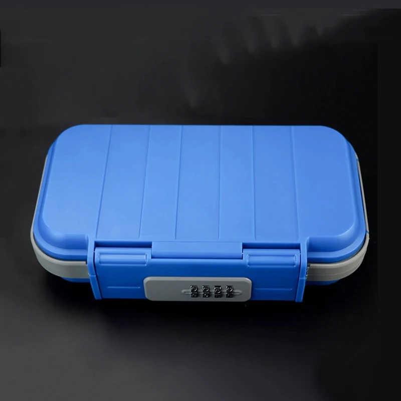 Safe Storage Box Removable Password Box for Travel Safety Waterproof Drying Box Protect with Steel Shackle Safe Portable Safe