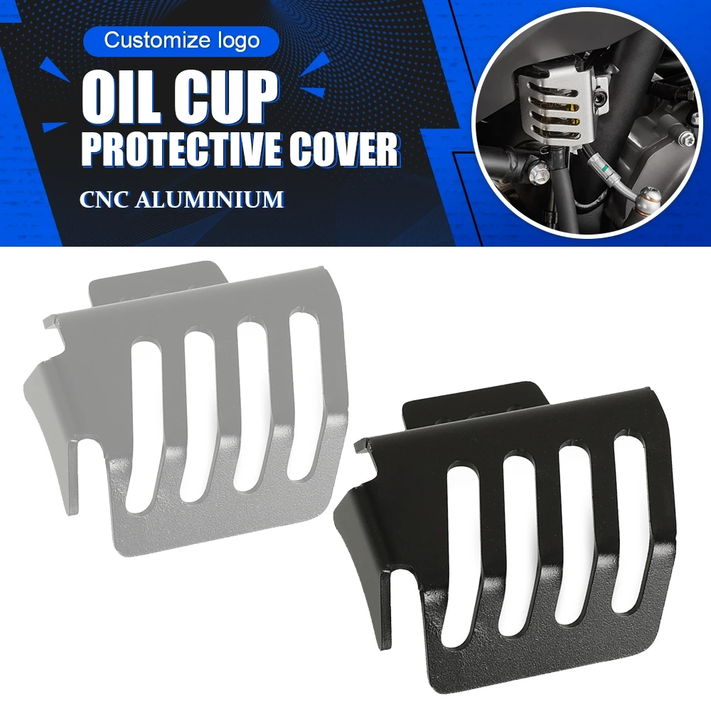 

For CFMOTO 800 MT 2021-2022 800MT 2023 Motorcycle Accessories CNC Aluminum Rear Brake Fluid Oil Reservoir Guard Cover Protector