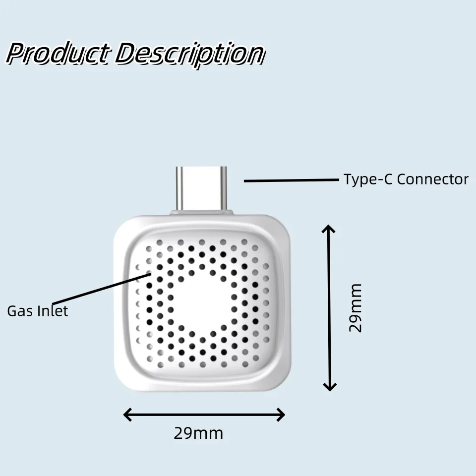 1pcs Air Quality Detector Hcho Sensor HCHO Tester portable Mini Formaldehyde Detector