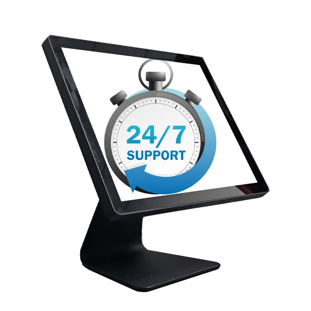 15.6 Inch Desktop Wall Mounted Android LCD Touch Screen Monitor AIO Kiosk with Stand view 5