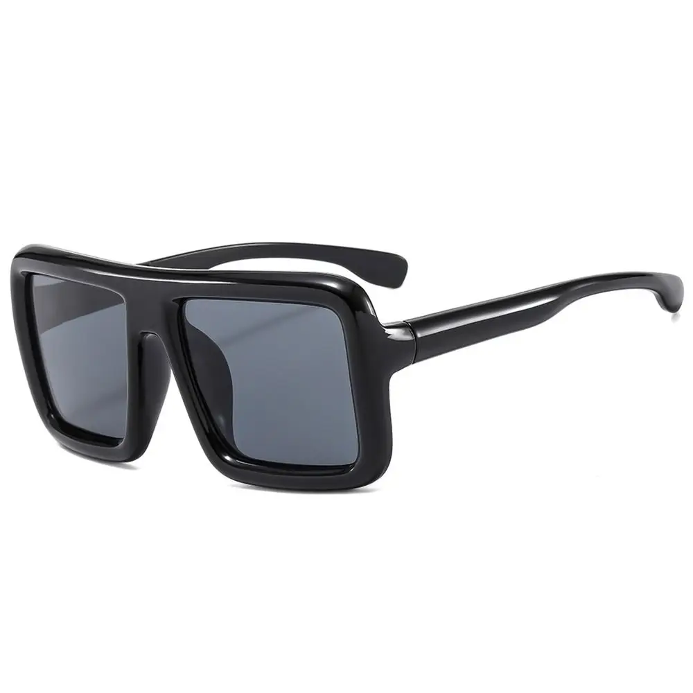 

Модные квадратные солнцезащитные очки большого размера в стиле панк с защитой UV400, женские очки для пляжа/путешествий/уличной одежды