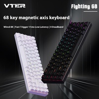 Feker Fighting68 Mechanical Keyboard Magnetic Switch Quick Trigger 8k Esport Low Latency Rgb Customized Hot Swap Gaming Keyboard