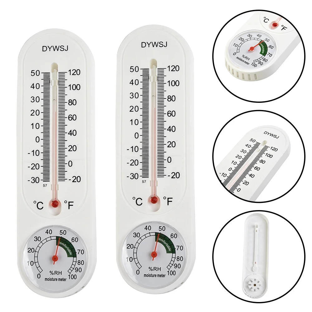 Humidity Meter Breeding Thermometer For Household Hygrometer Outdoor/Indoor Thermometer Fahrenheit/Celsius New Two In One Design