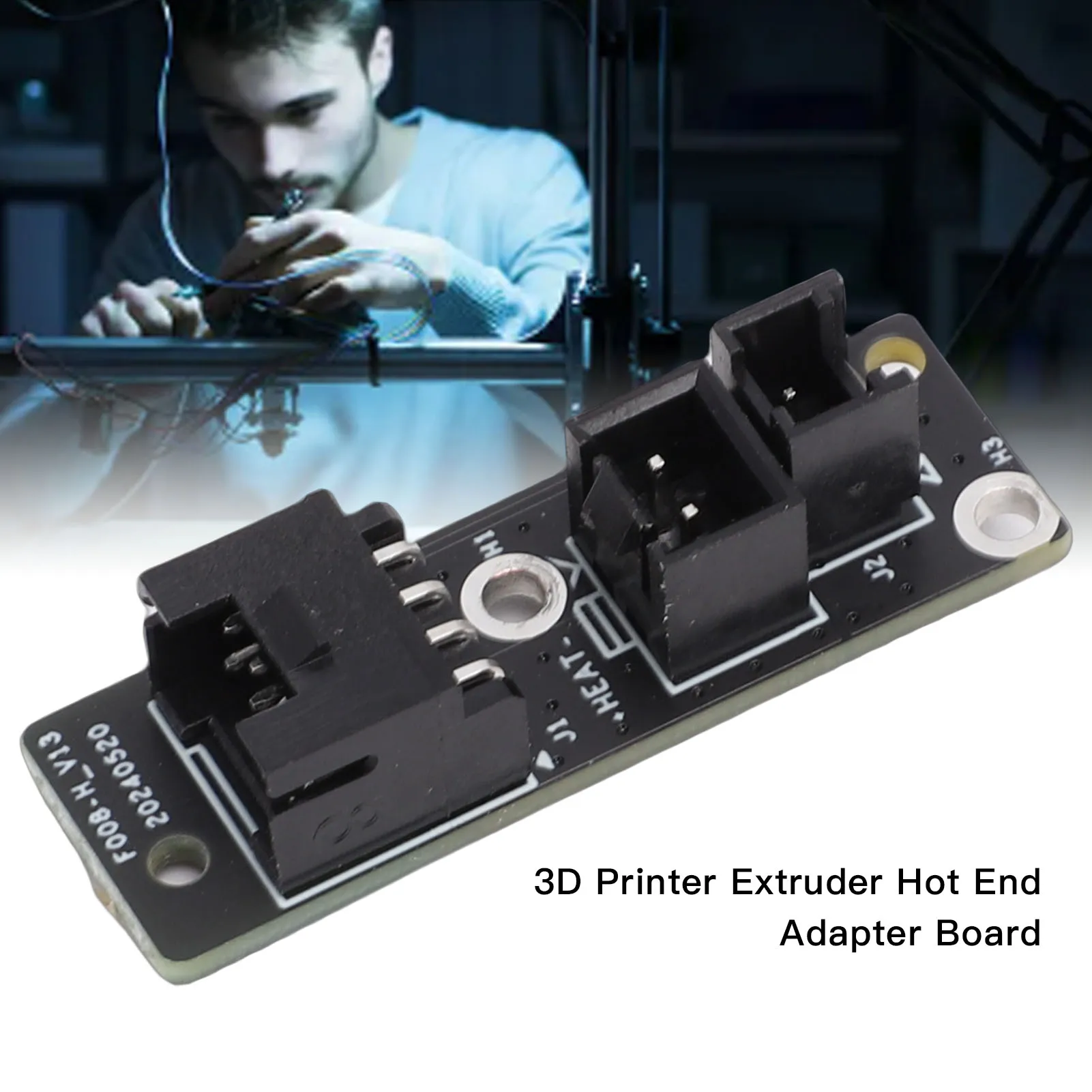 Hotend Adapter Board Fit for CREALITY K2/K2 Pro/K2 PLUS 3D Printer Cable Adapter PCB Module 3D Printer Hotend Adapter Board