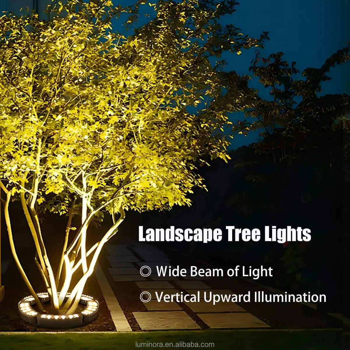 DC24V With Transformer LED Tree Hugging Spot Lights Included IP65 Waterproof Outdoor Tree Light for Large Cylindrical Trunks