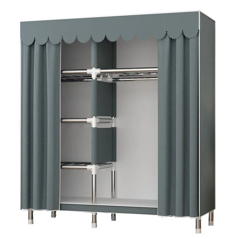 

Kids Clothes Storage Organizer Wardrobe Modern Luxury Portable Cabinet Home Wordrobe Bedroom Closets Szafy Hotel Furniture