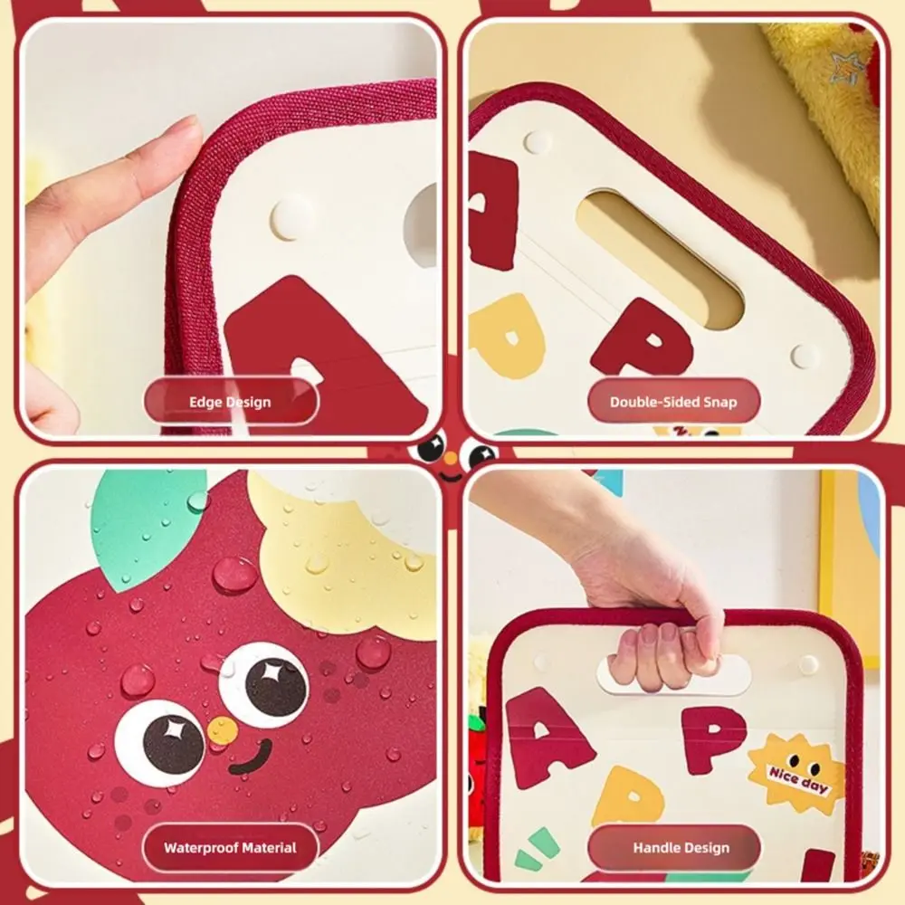 

New A4 Portable File Bag Multi-layer Large Capacity Test Paper Box Classification Vertical Accordion Bag