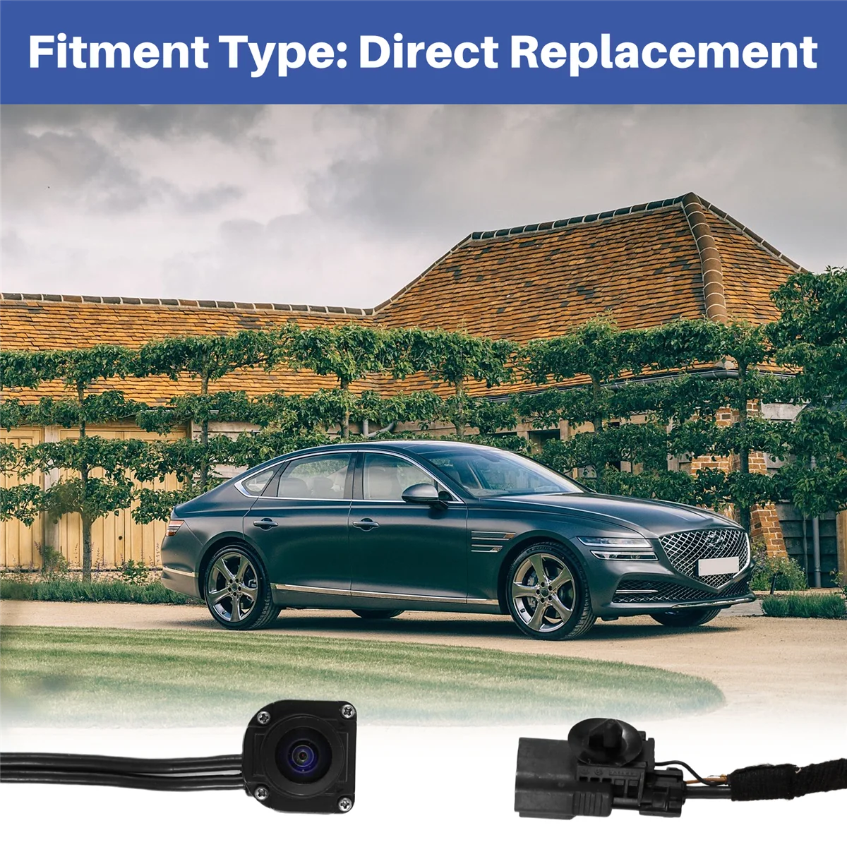 

# 27B Автомобильные детали и аксессуары, для передней камеры Hyundai Genesis G80 99250-T1000, черный