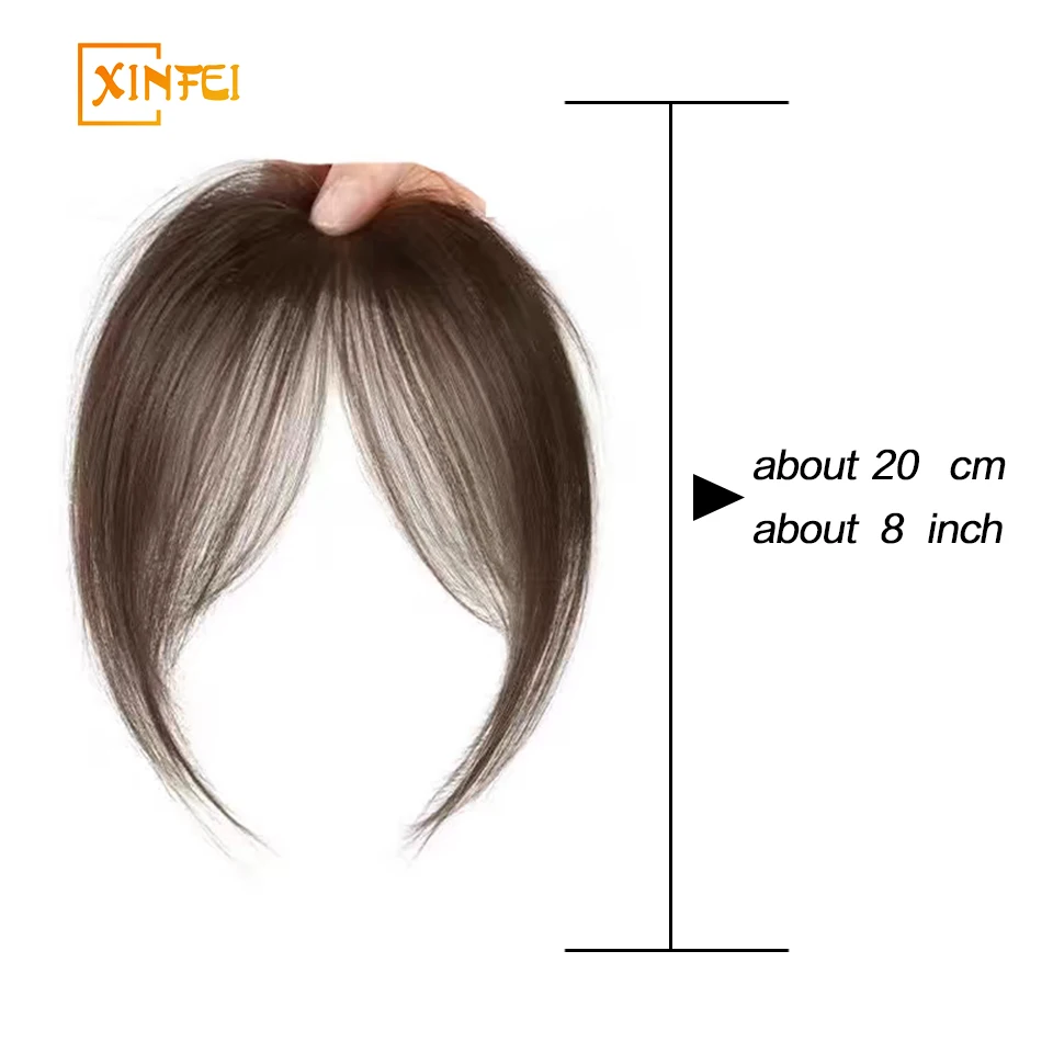 Eight Character French Bangs Wig Piece Female Synthetic BB Clip Fluffy Top Reissue Eight Character Bangs Thin Invisible Hairpins