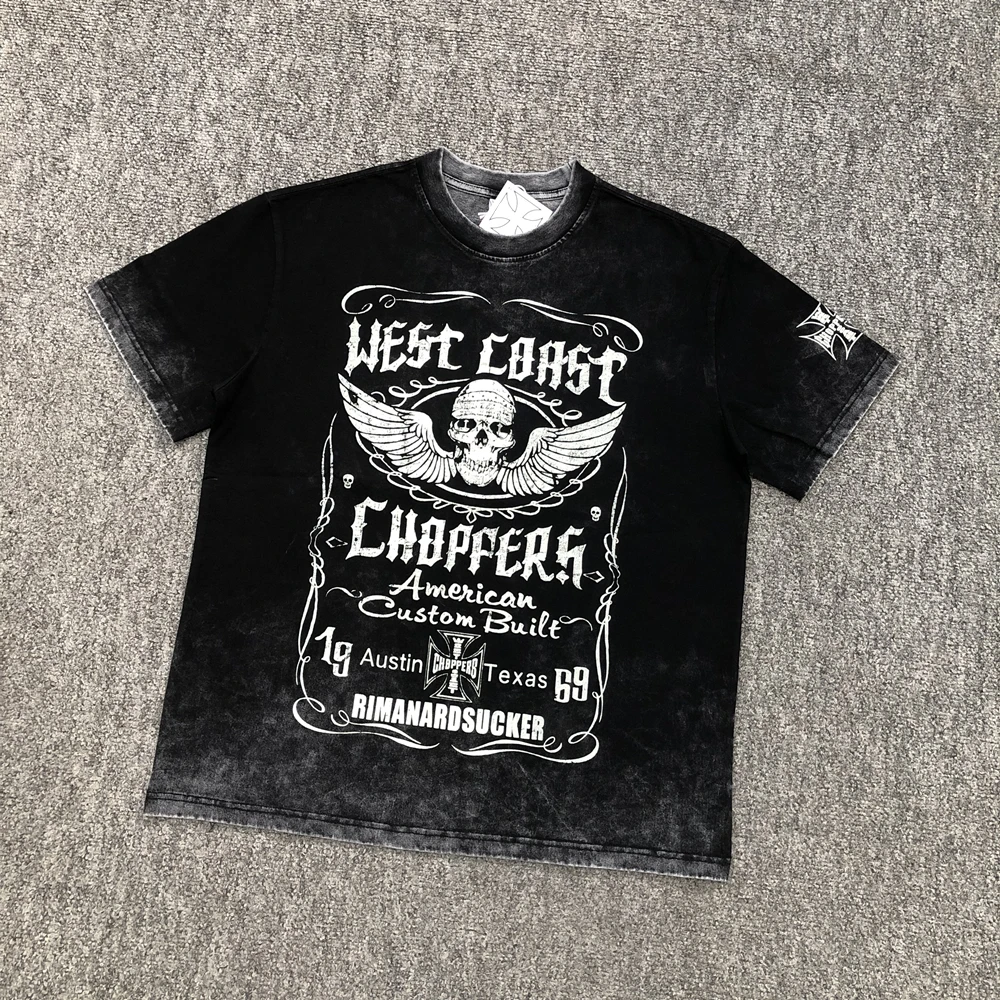 Yao Fashion Street Style Unisex Loose Washed Vintage All Match Casual Daily Wear Basic Tees 100%Cotton T Shirt For Men