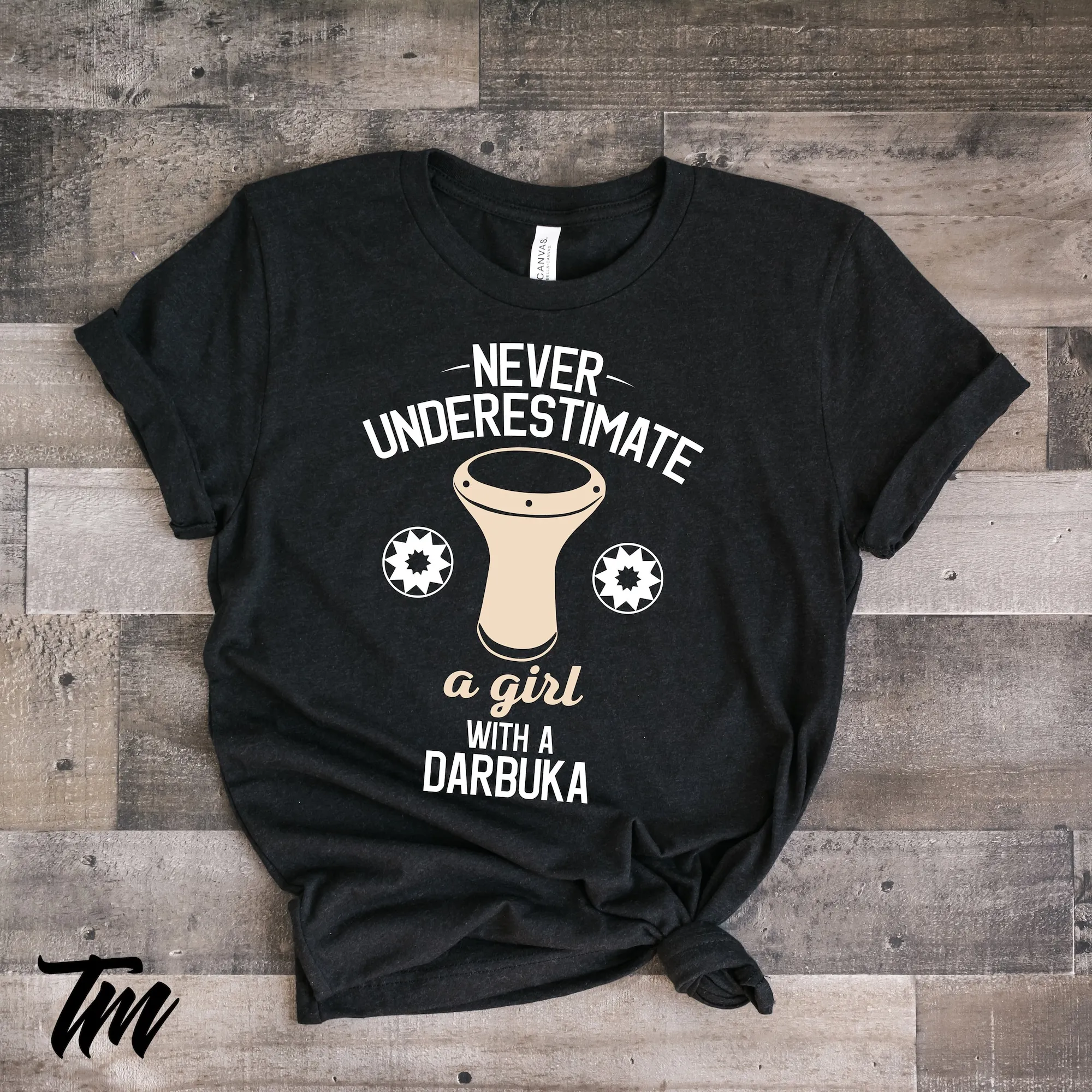 Camiseta doumbek para mujer, Darbuka gifts, presente