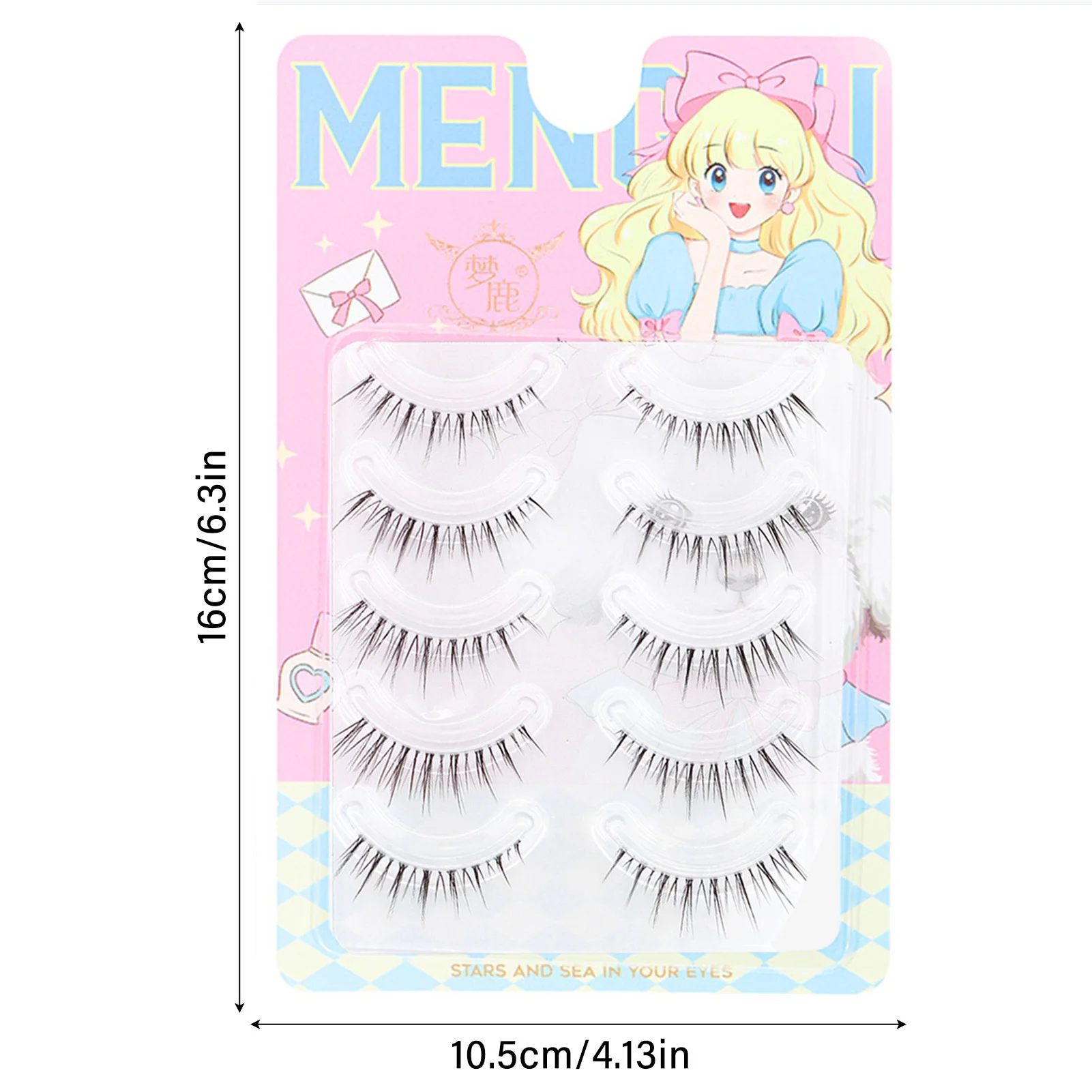 ナチュラルつけまつげ フルストリップ ブラック Cカール 6-11mm ミックス長さ ナチュラル個別クラスター ふわふわまつげ DIY デイリーアイラッシュ