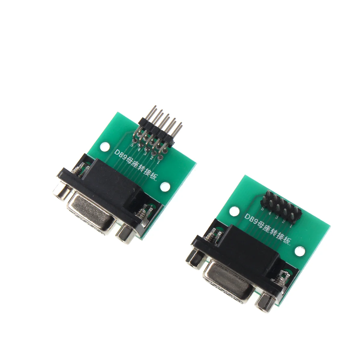 DB9 female base test board 9P male and female base adapter board to 2.54DIP data cable adapter board PCB