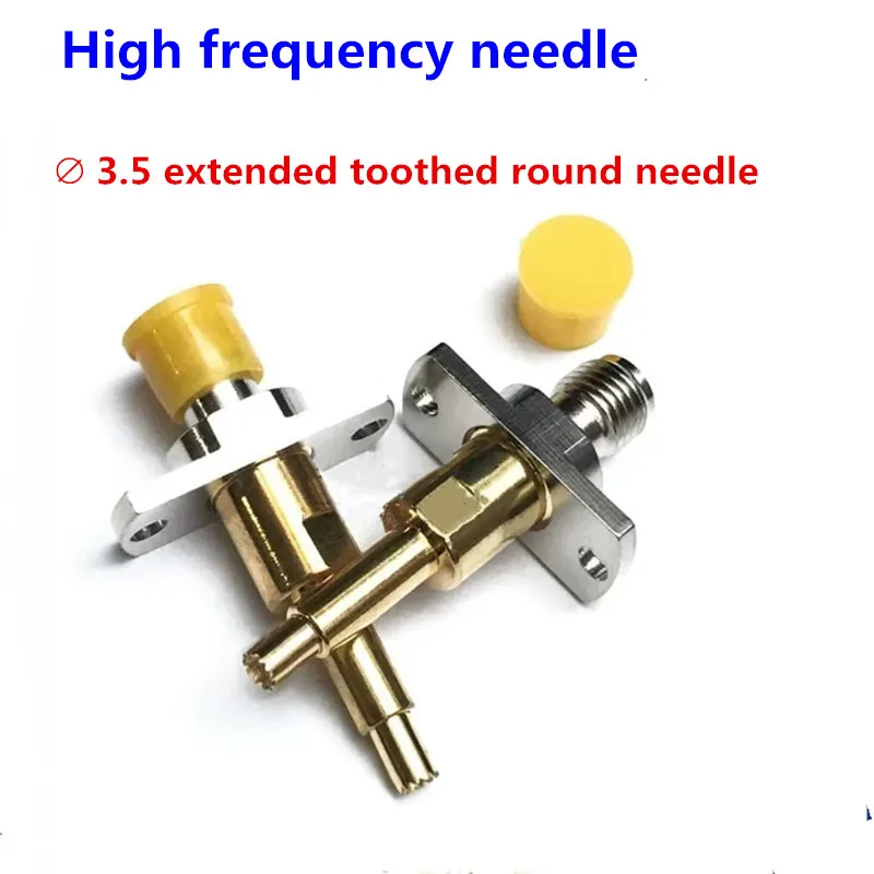 

1PCS Outer Diameter 3.5mm With Toothed High-frequency Head Extended Round Needle Stroke 6.0mm RF Head spring Test Pin