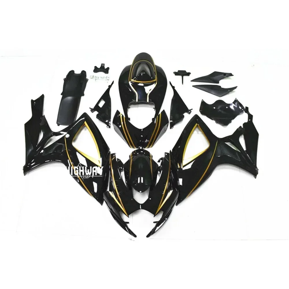 High Quality ABS Plastic Fairing Bodywork Set for Suzuki GSXR600/750 K6 2006 2007 Complete Motorcycle Kit Body Trim Tuing