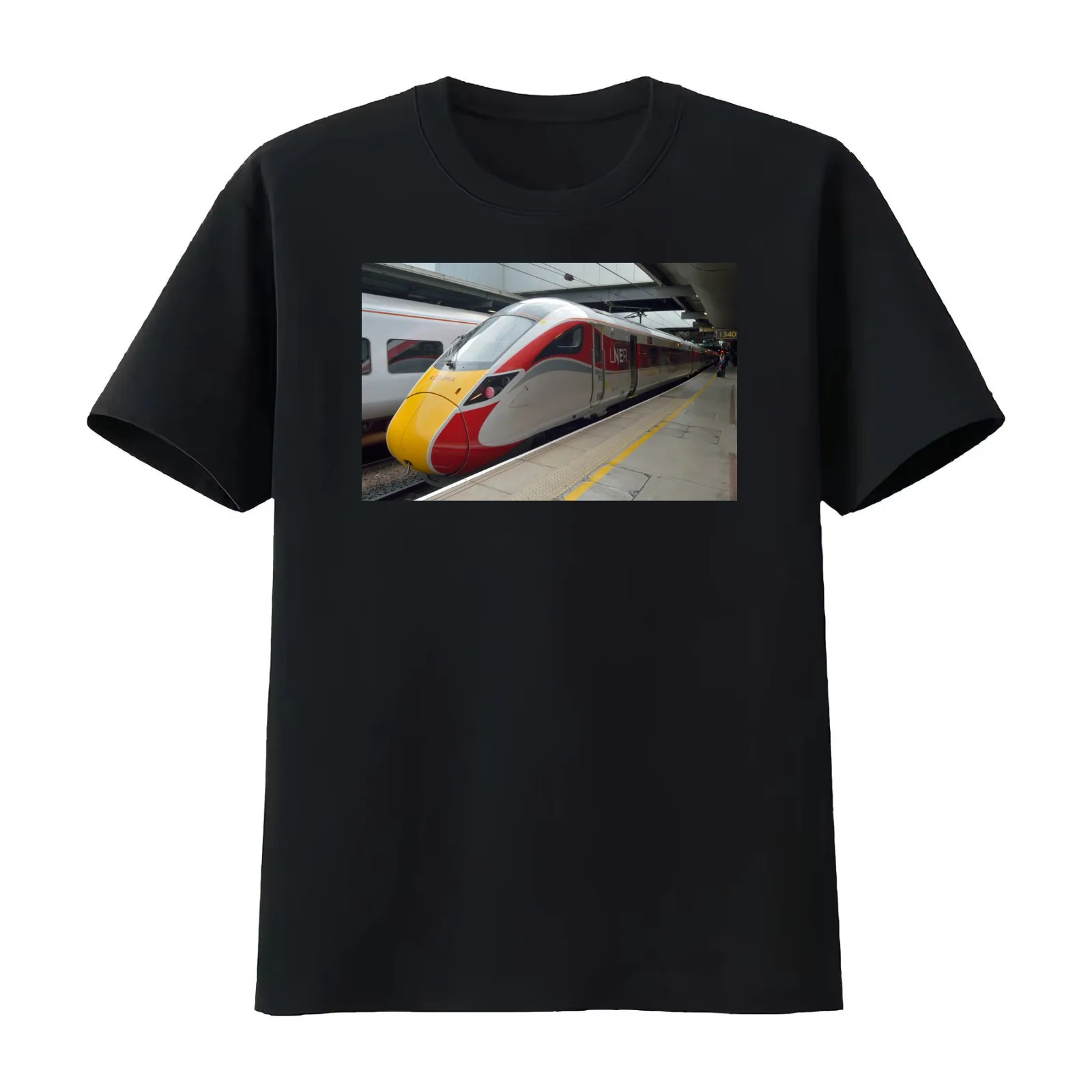 London North Eastern Railway Class 800 Azuma T-Shirt Summer Casual Cotton Tee Oversized Streetwear Tops Vintage Graphic Print