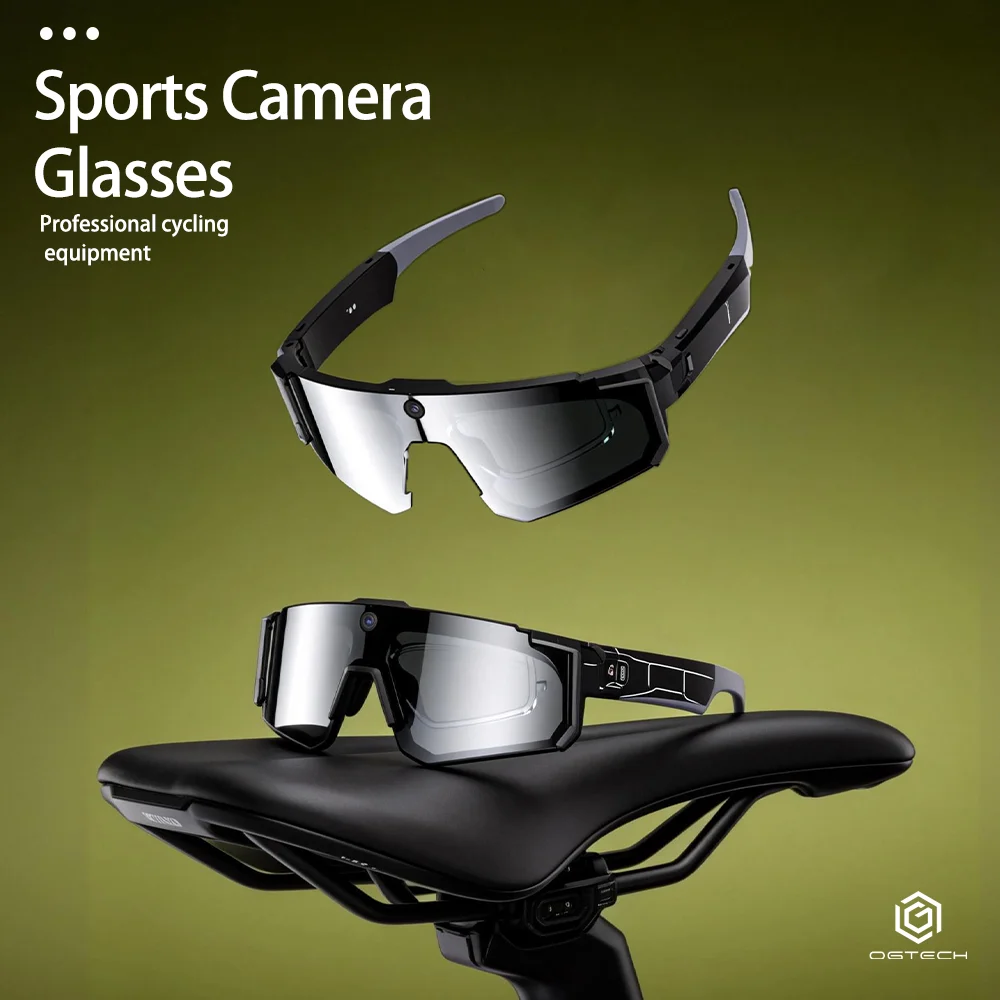 Custom Logo Smart AI Glasses Full Function AI Assistant 1080P HD Video IPX-5 Waterproof For Corporate Gifts Promotional