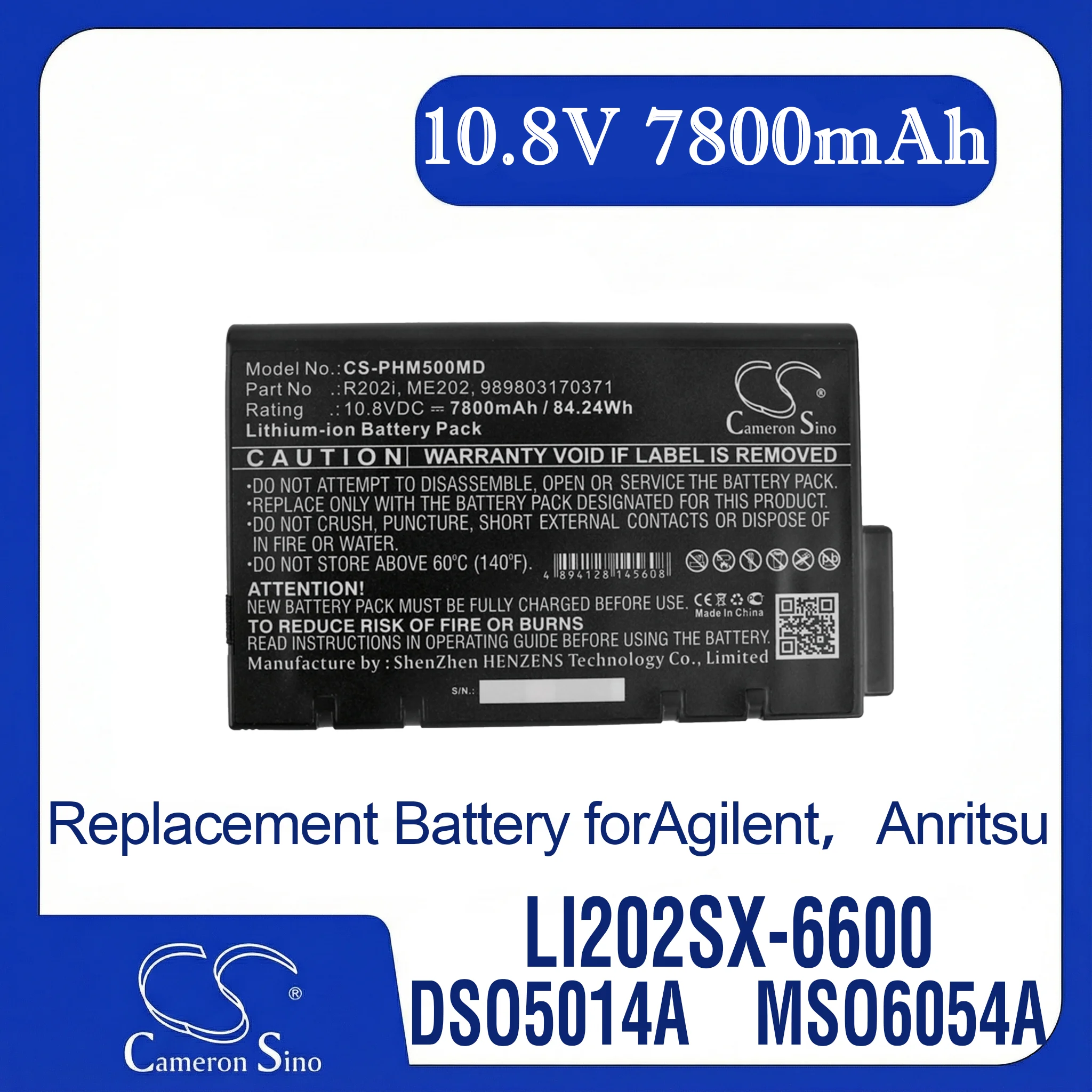 

Cameron Sino Replacement Battery for Drager Oxylog 2000 Plus, Oxylog 2000+, Oxylog 3000,, Fits P/N ME202C,ME202EK