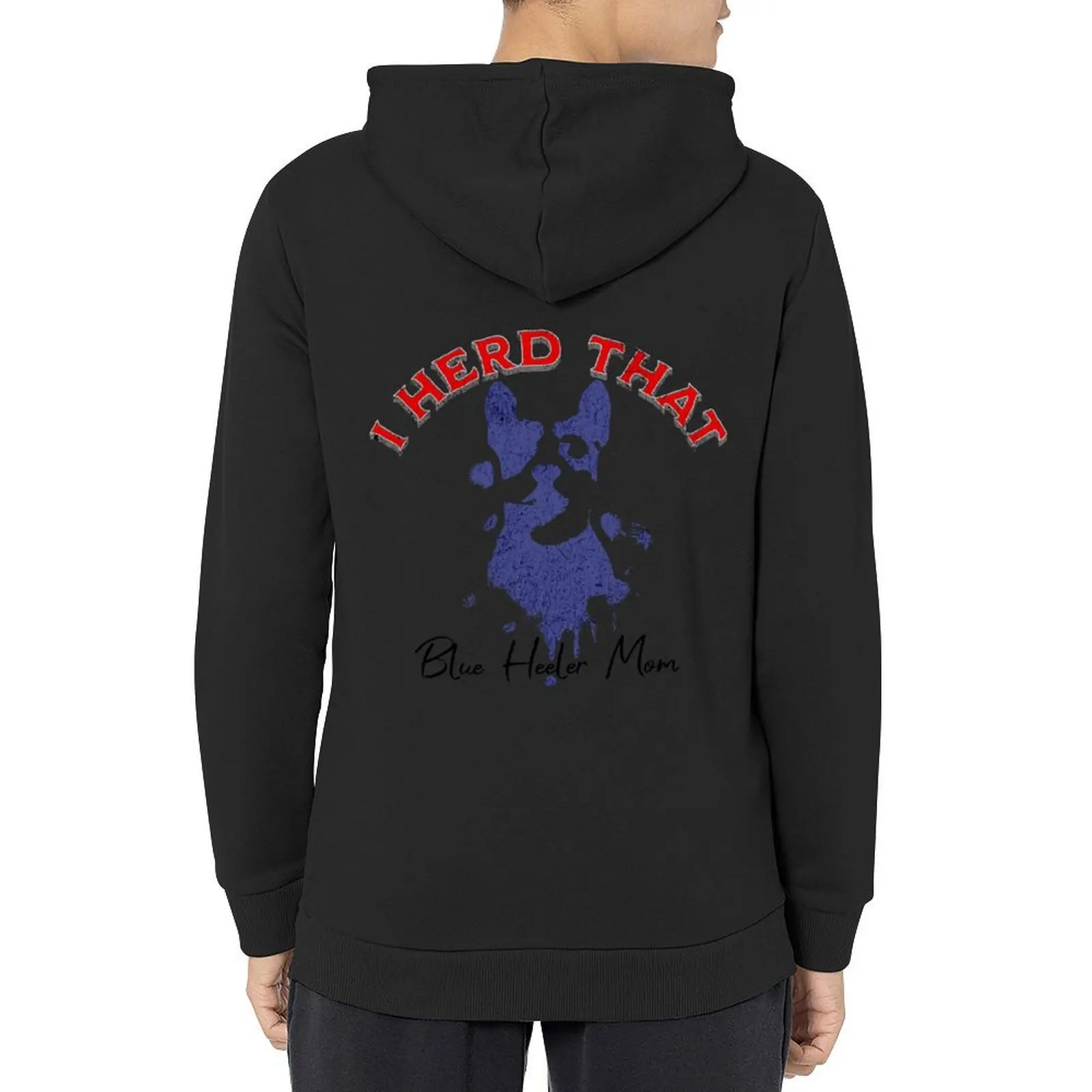 

I Herd That, Blue Heeler Mom Hoodie men's clothes men's sweat-shirt set winter clothes pullover hoodies
