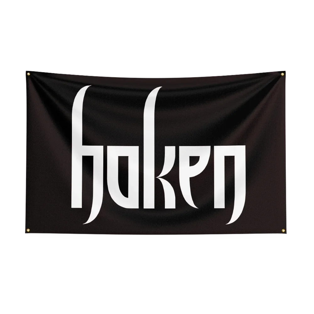 Music Band Flag for H-Ha-ke-n Fans Banner campaign gathering apartment double stitched porch Decor backdrop