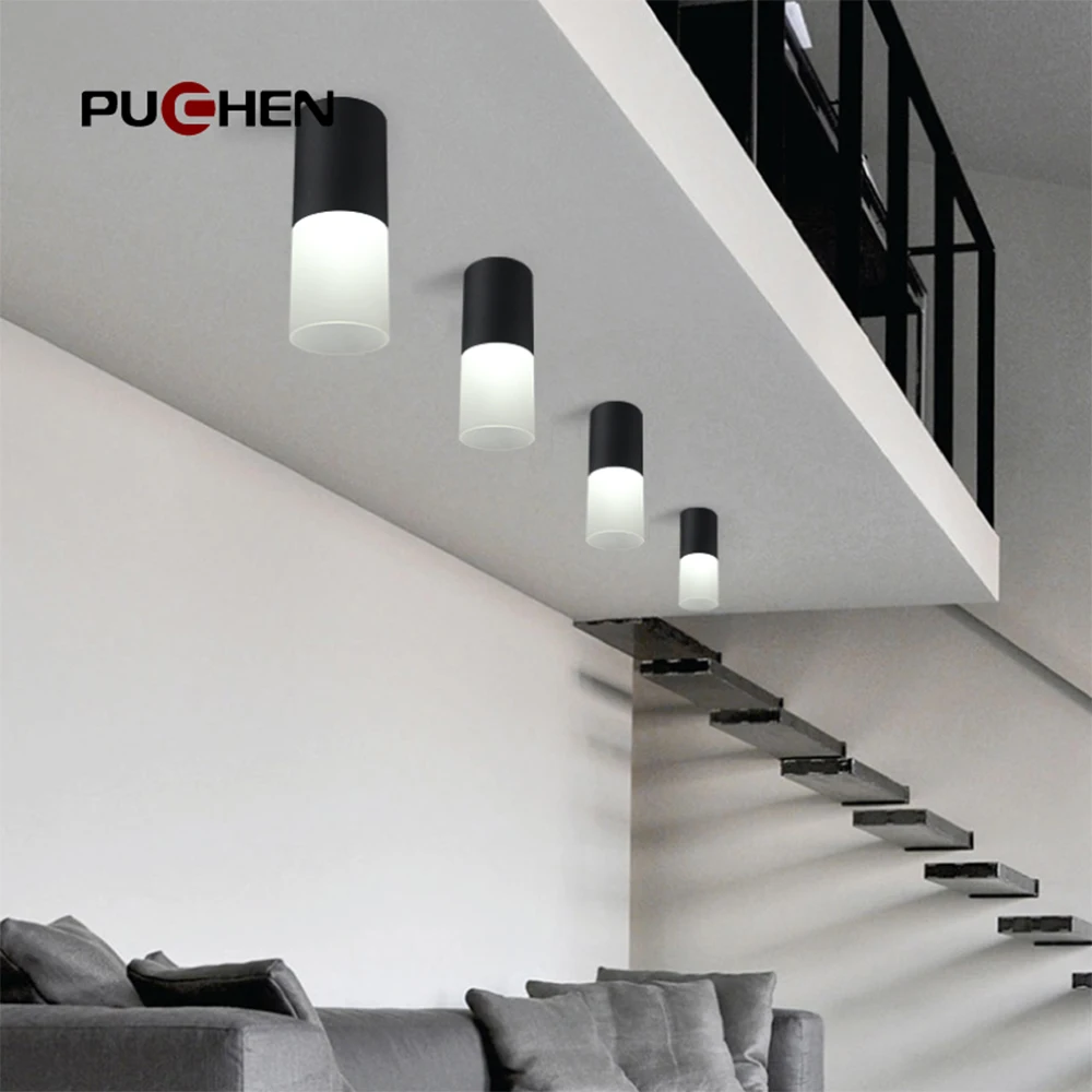 Puchen LED Acrylic Indoor Spot Light Bedroom Dining Room Lighting Home Decorative Lamp Living Room Study Downlight Ceiling