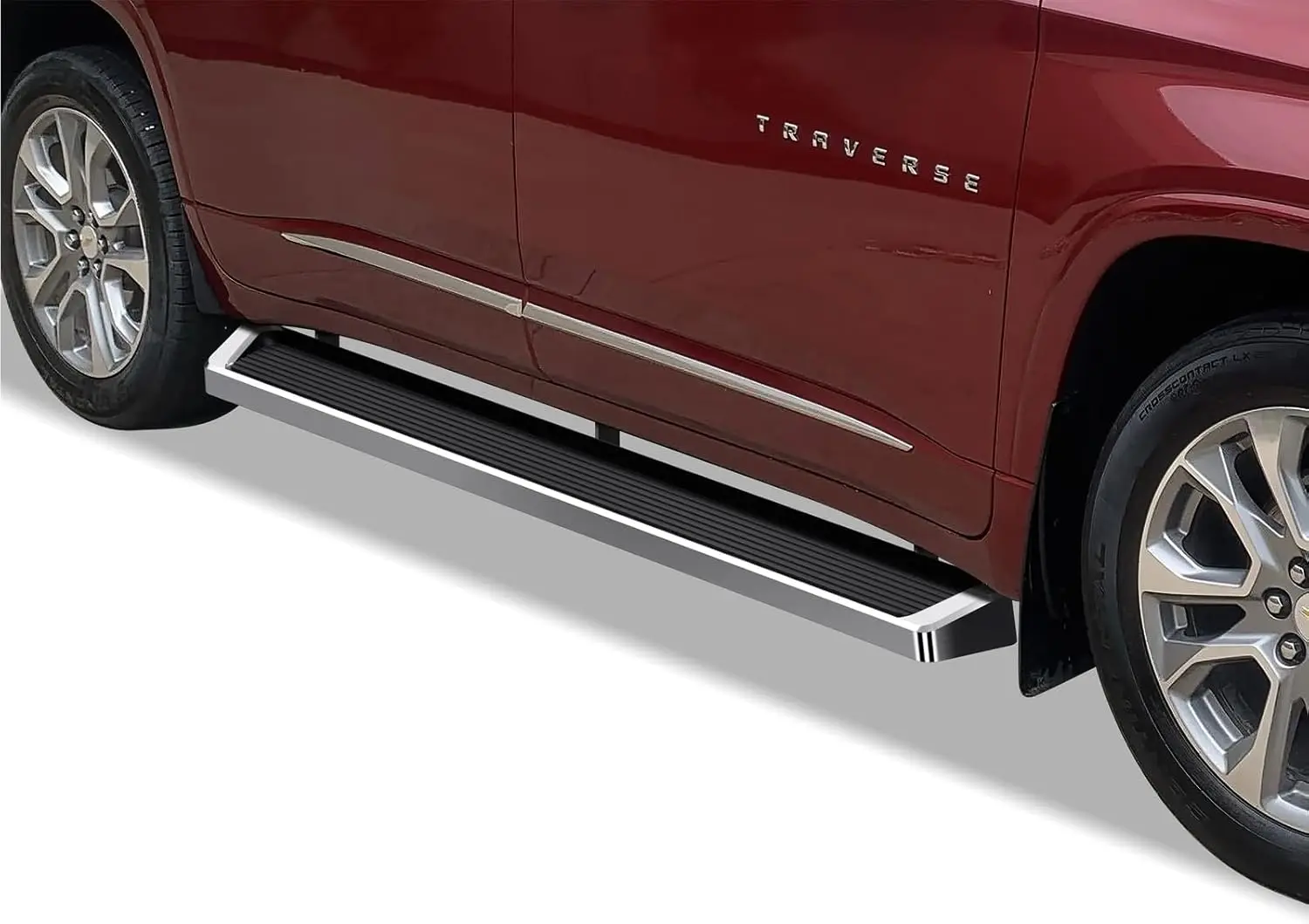 

Running Boards Style Compatible with Chevy Traverse 2018-2023 (Nerf Bars Side Steps Side Bars)