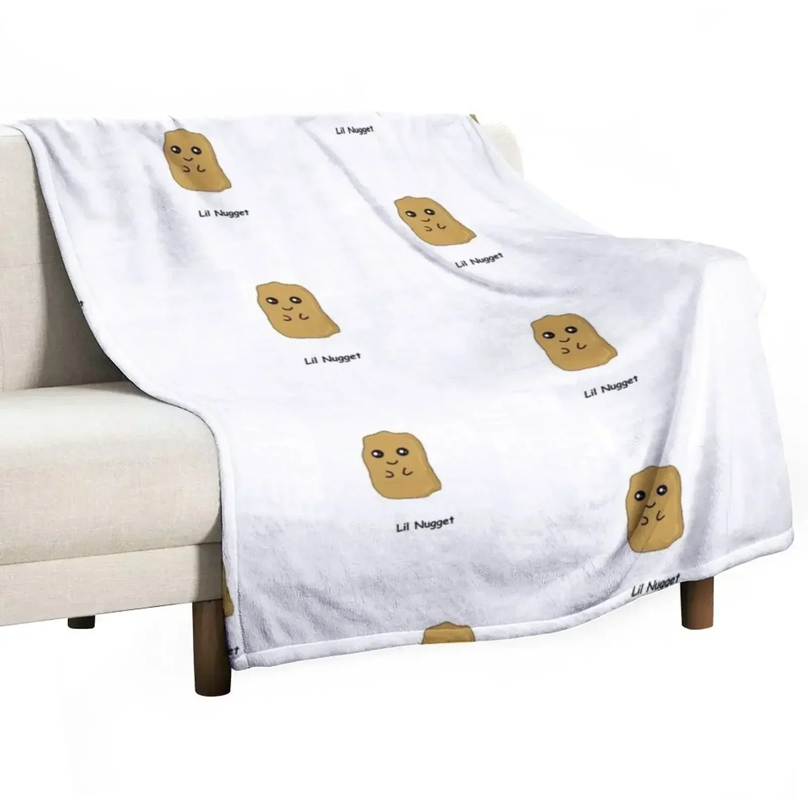 

Lil Nugget Throw Blanket Ultra Soft Flannel Fleece Blanket for All Seasons