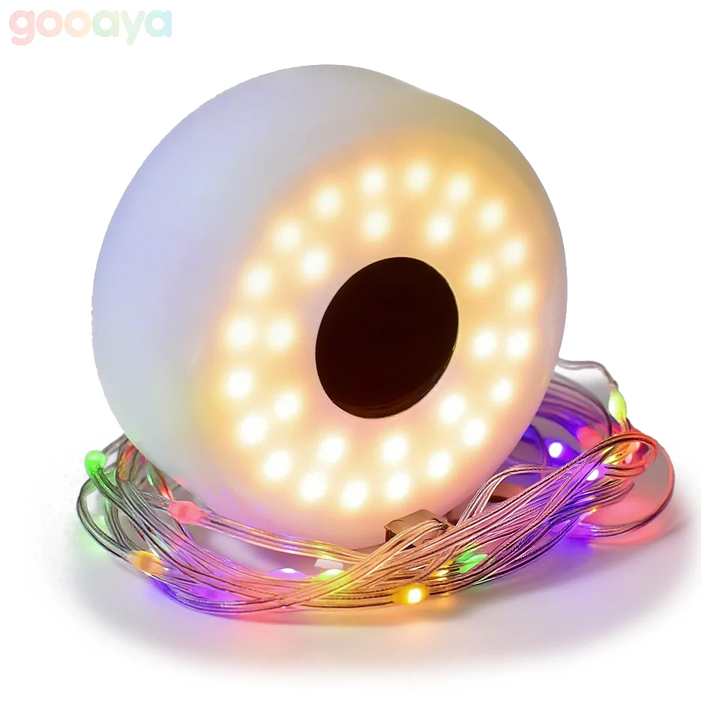 LED Camping Lamp Strip Atmosphere 10M Length Waterproof Recyclable Light Belt Outdoor Garden Decoration Lamp for Tent Room