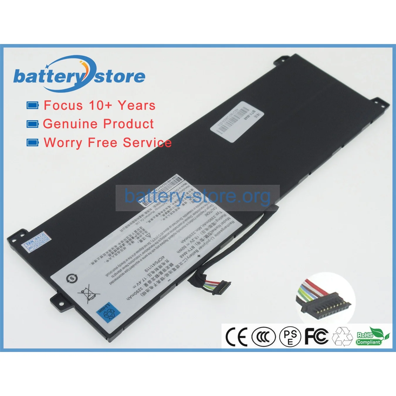 Genuine laptop batteries for BTY-M48,4ICP5/41/119,MS-14B1,S1-02,S1-C1,i5 8250U/8GB/256GB,i7 8550U/8GB/256GB,15.2V,4 cell