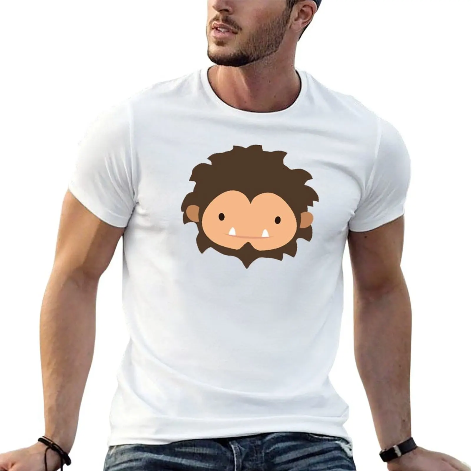 

Sneaky Sasquatch Big Head T-Shirt man t shirts for men casual t shirt man casual man t shirt heavy cotton T-shirt