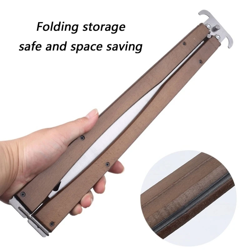 

Double Edges Japanese Folding Hacksaw 29.52Inch with SK5 Blade Carpenter Hacksaw Folding Hand Hacksaw for Wood Cutting D2RD