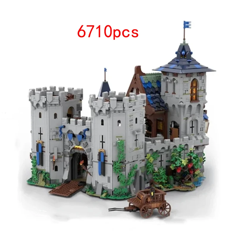 Spot small particle MOC assembled building blocks, house construction, castle series, puzzle children's toys, DIY model ornament