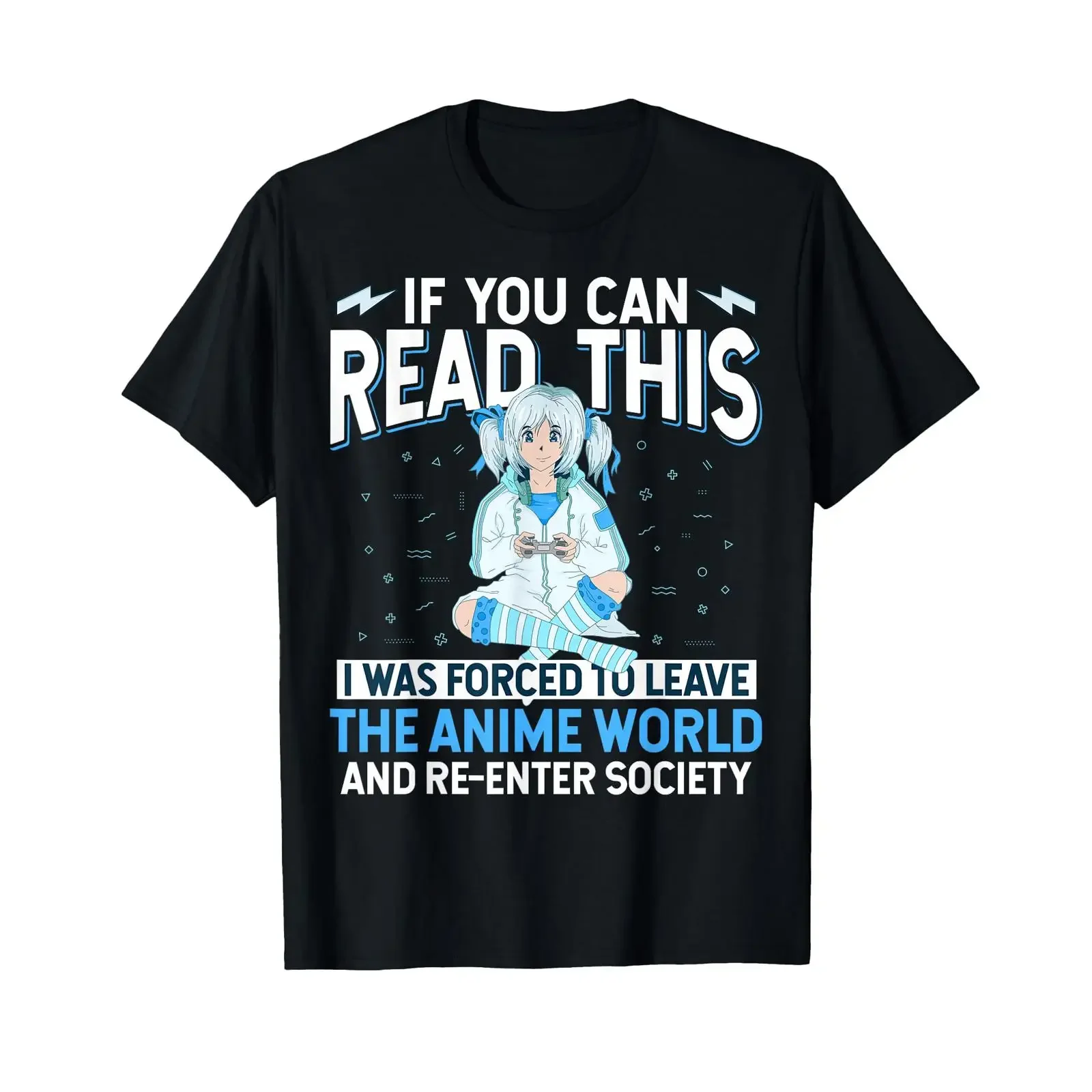 Leave Anime World Re Enter Society Funny Lover T Shirt vintage Washed graphic Slightly Unisex Versatile Stylish